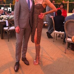 Leopard print Reformation dress